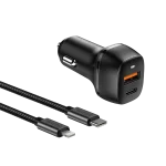 NOVANL PowerDrive Elite 38W - met SpeedCharge USB-C naar 8 Pin