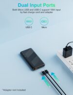 GREEN POWER YD-881 Black 10.000 mAh Powerbank - Afbeelding 2