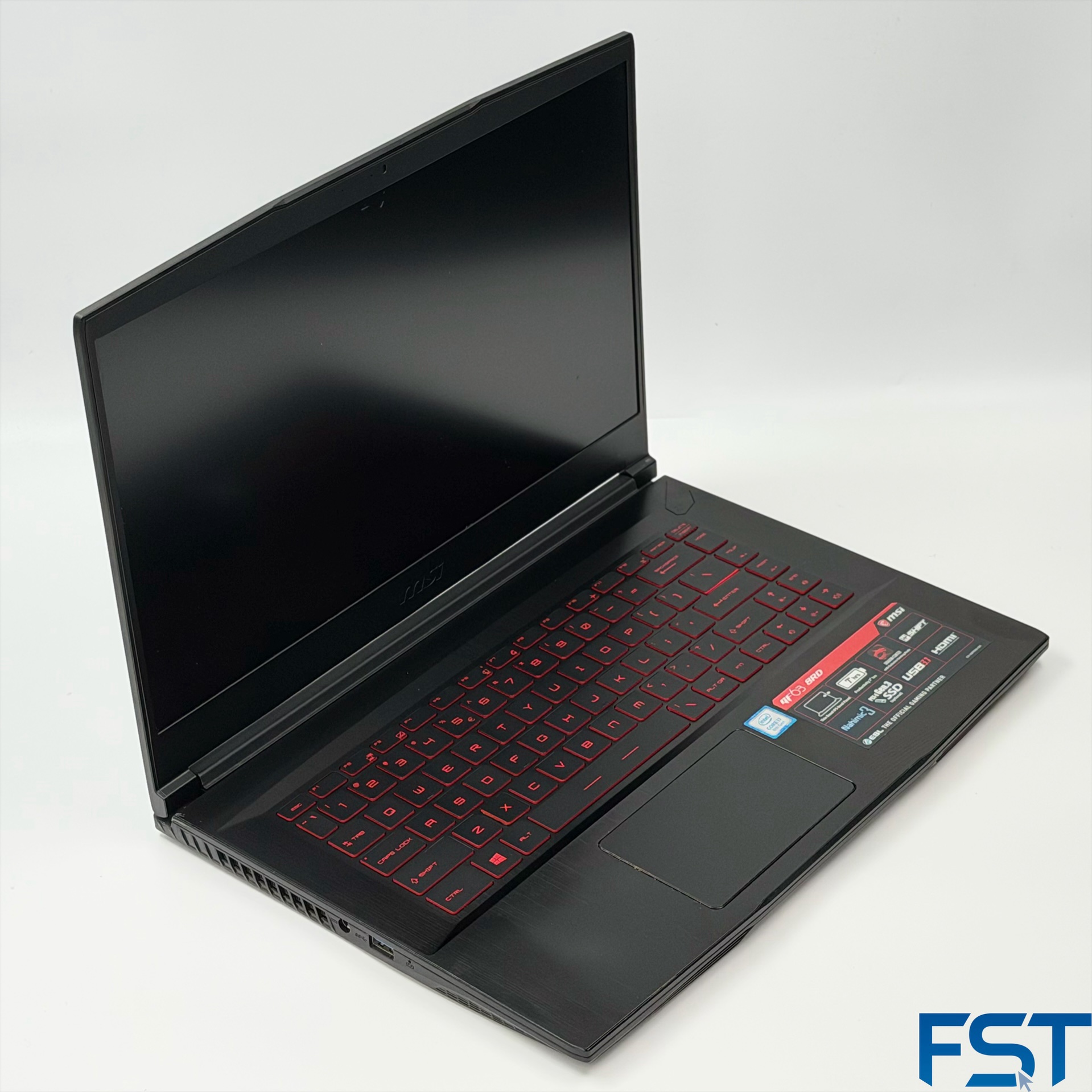 ezy-watermark_13-06-2026_02-00-53-0770pm MSI GF63 8RD 15.6" F-HD | i7-8750H | 256GB SSD | 1TB HDD | 16GB RAM | NVIDIA GTX 1050 Ti (4GB) | Verl. toetsenbord | Windows 11 - Afbeelding 1